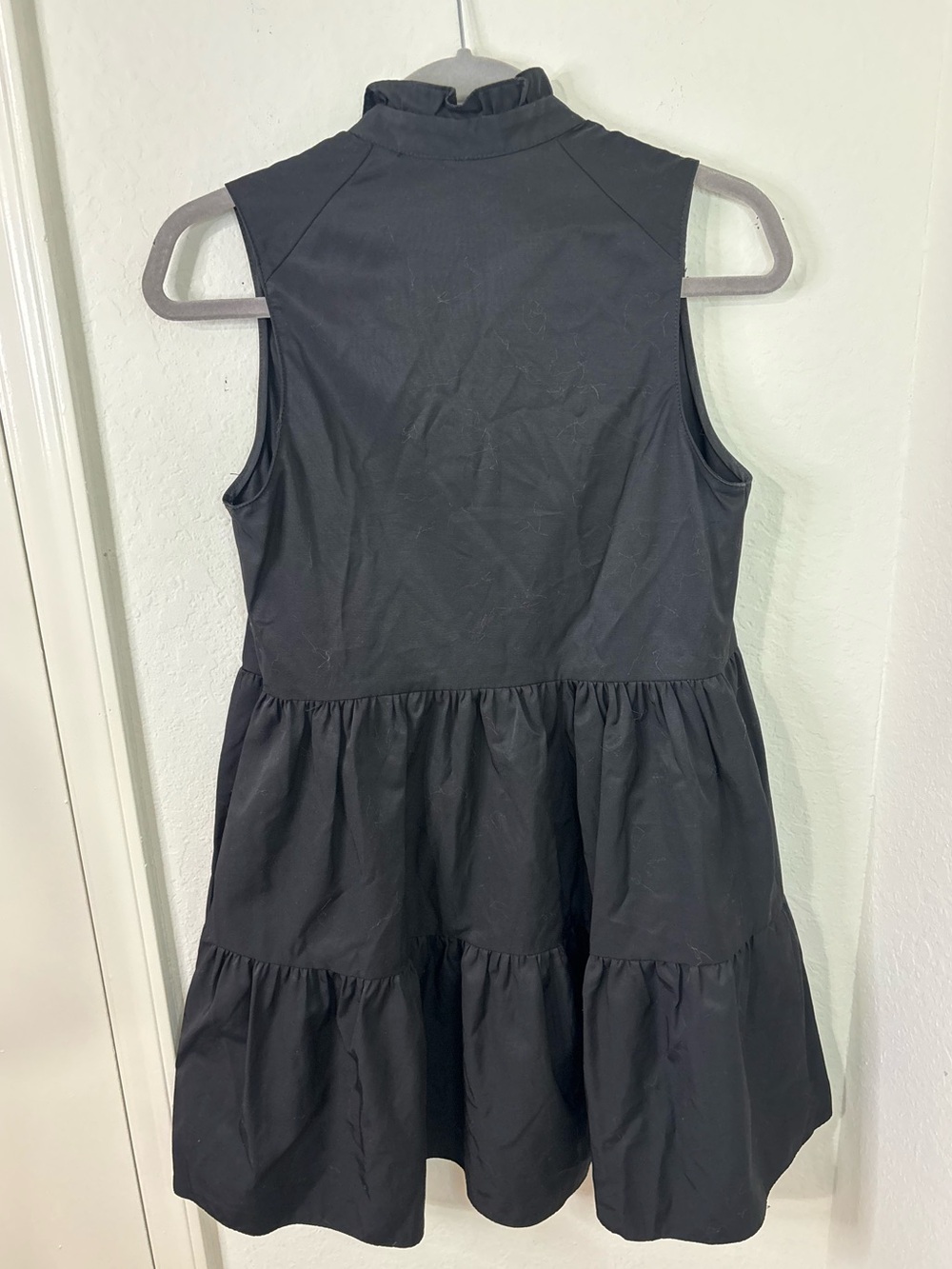 Amanda Uprichard Black Sleeveless Saffron Mini Dress size Small - Picture 8 of 13